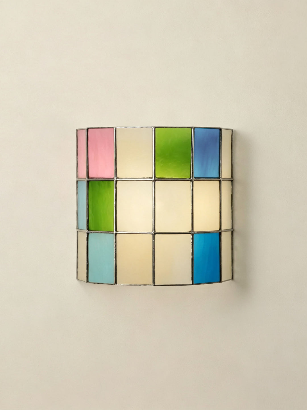 Spectra Faceted Glass Wall Sconce
