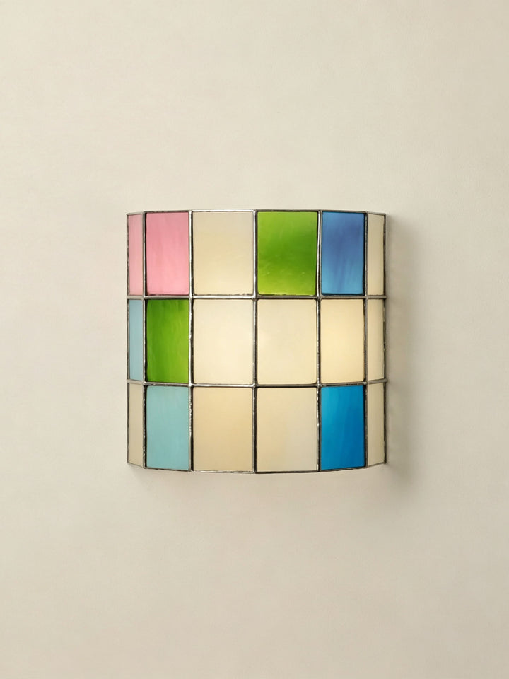 Spectra Faceted Glass Wall Sconce