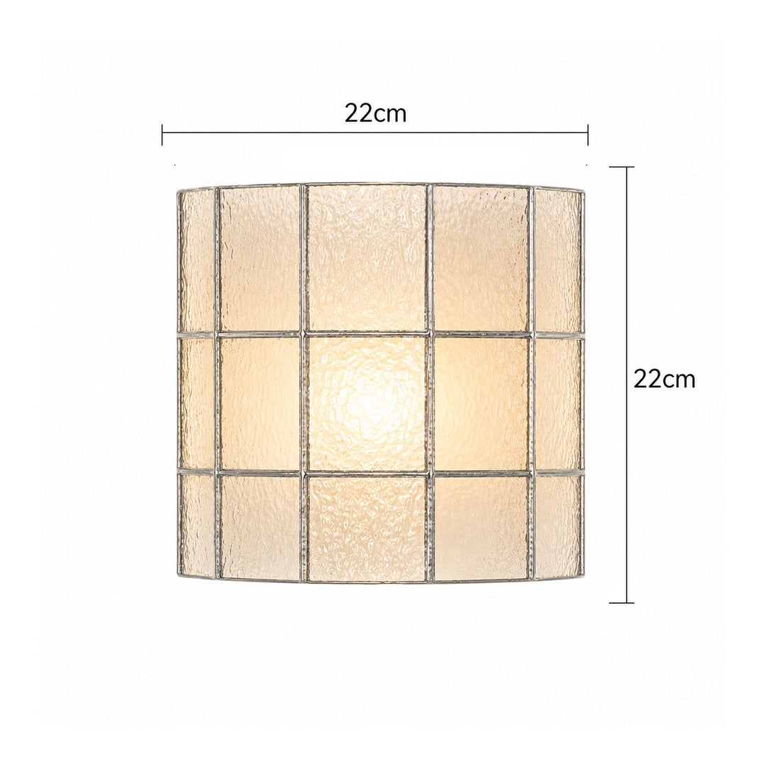 Spectra Faceted Glass Wall Sconce