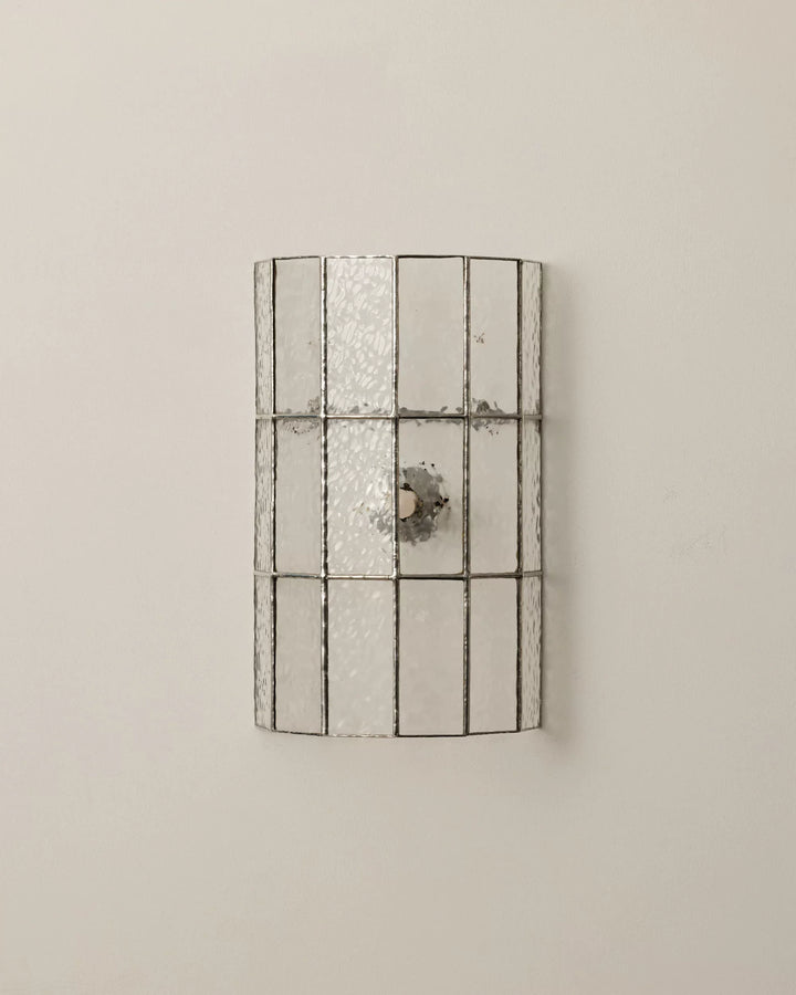 Spectra Faceted Glass Wall Sconce