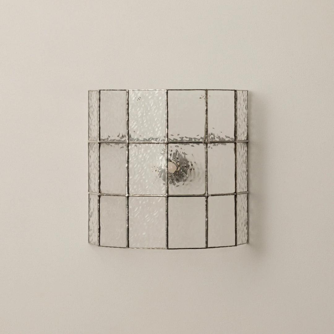 Spectra Faceted Glass Wall Sconce