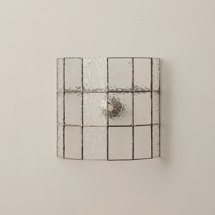Spectra Faceted Glass Wall Sconce