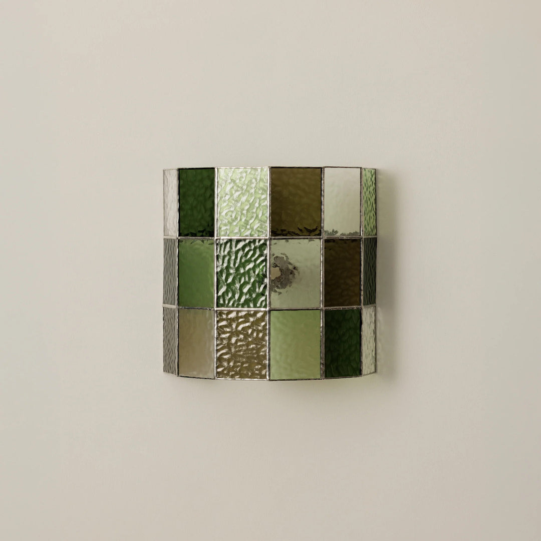 Spectra Faceted Glass Wall Sconce