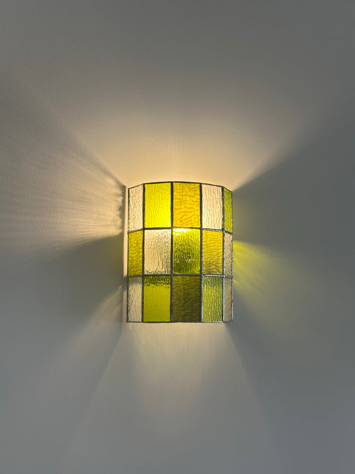 Spectra Faceted Glass Wall Sconce