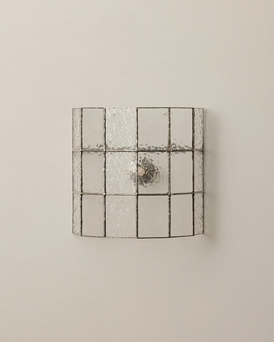 Spectra Faceted Glass Wall Sconce