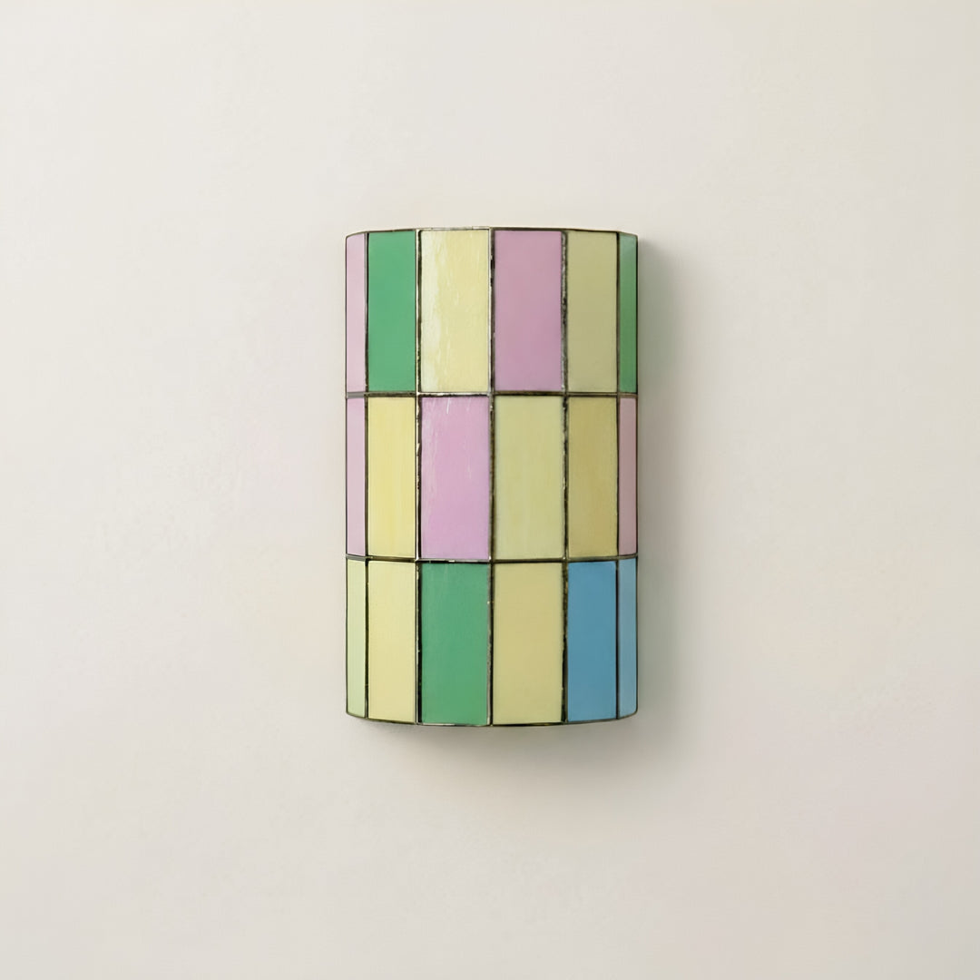 Spectra Faceted Glass Wall Sconce