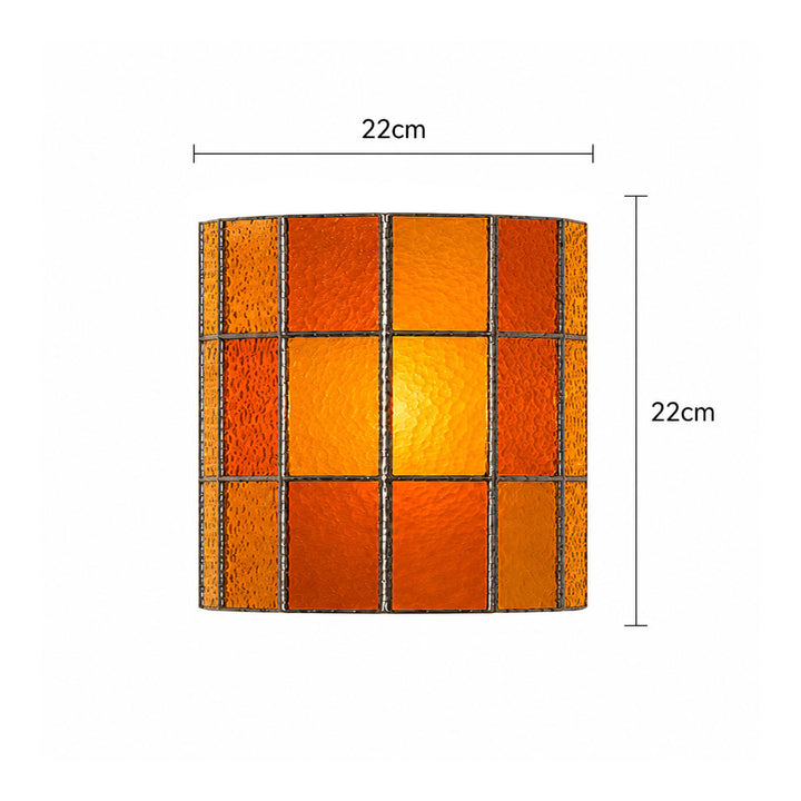 Spectra Faceted Glass Wall Sconce