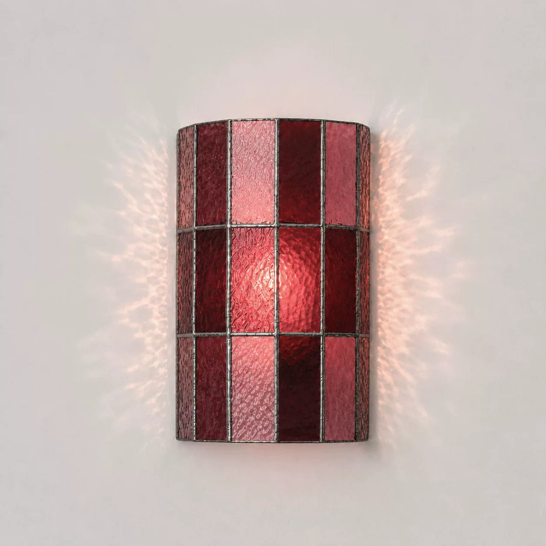 Spectra Faceted Glass Wall Sconce