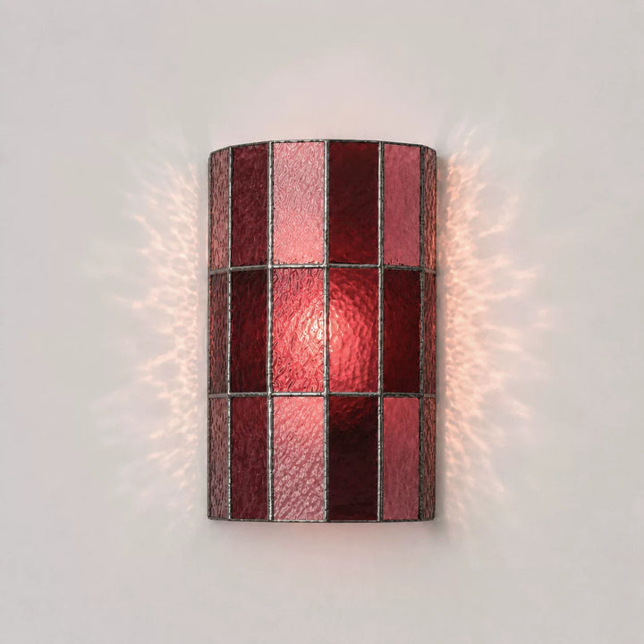Spectra Faceted Glass Wall Sconce