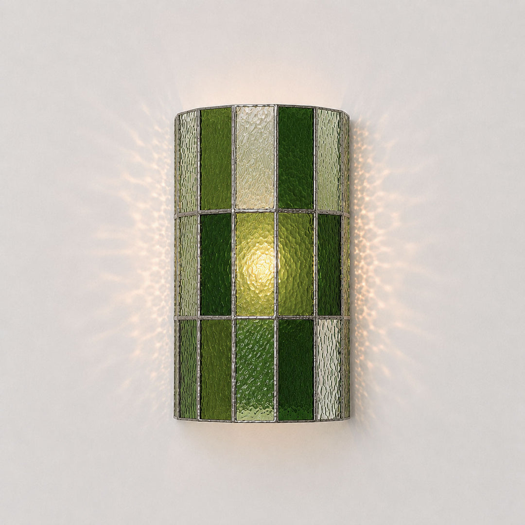 Spectra Faceted Glass Wall Sconce
