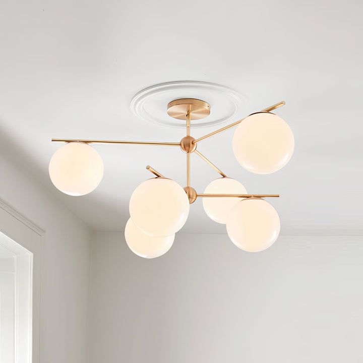 Sphere & Stem Chandelier - Vakkerlight