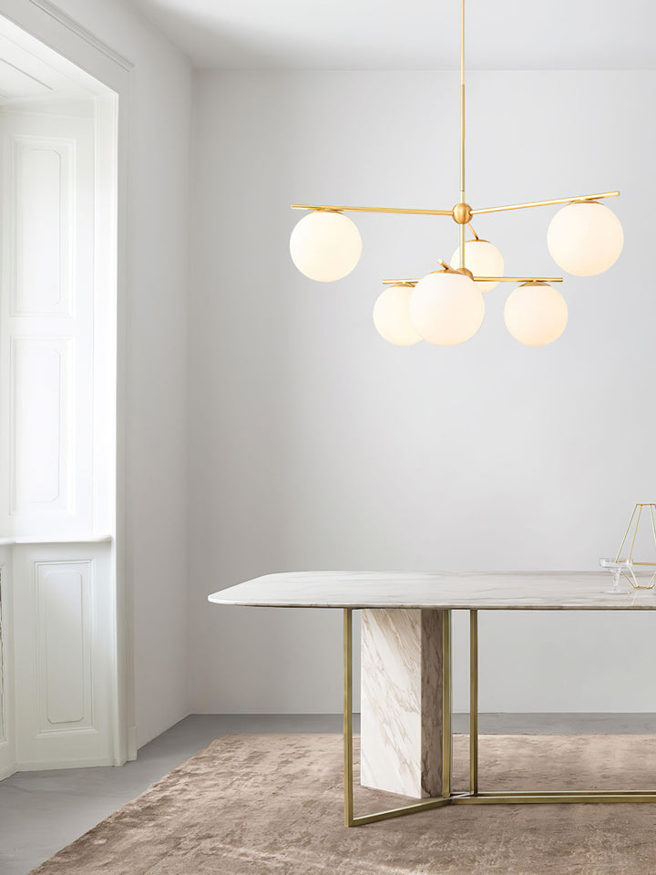 Sphere & Stem Chandelier - Vakkerlight