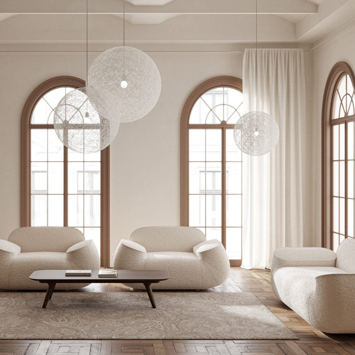 Spherical Woven Pendant Light - Vakkerlight