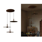 Spindle Disc Pendant Lamp