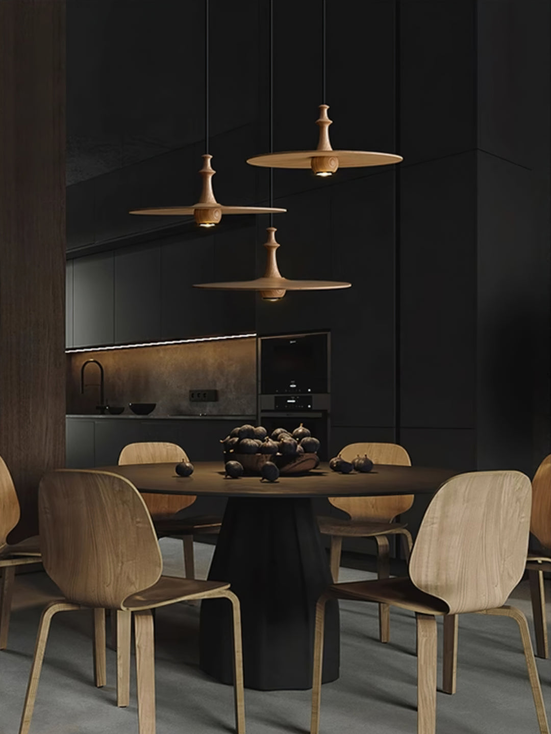 Spindle Disc Pendant Lamp - Vakkerlight