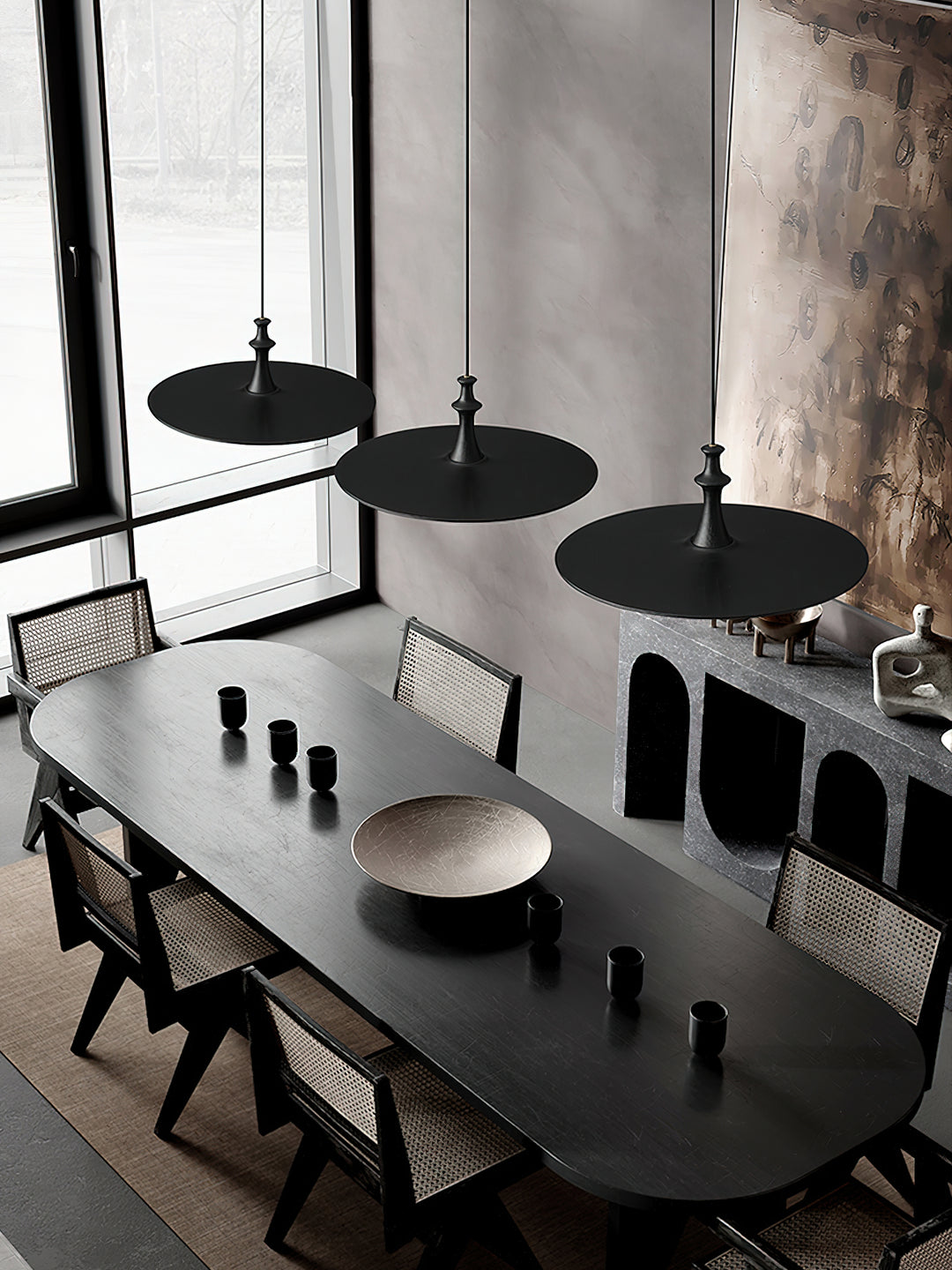 Spindle Disc Pendant Lamp - Vakkerlight