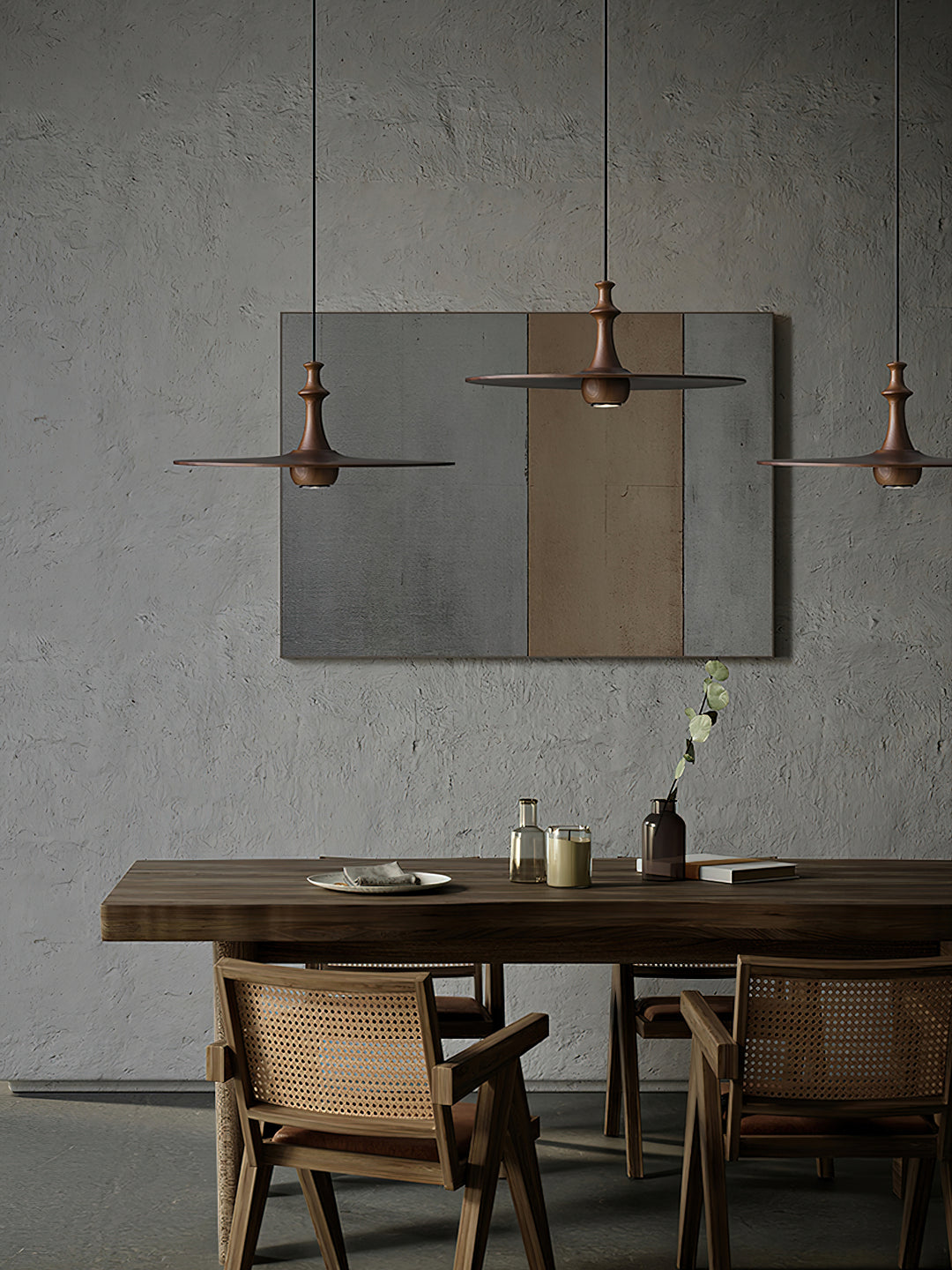 Spindle Disc Pendant Lamp - Vakkerlight