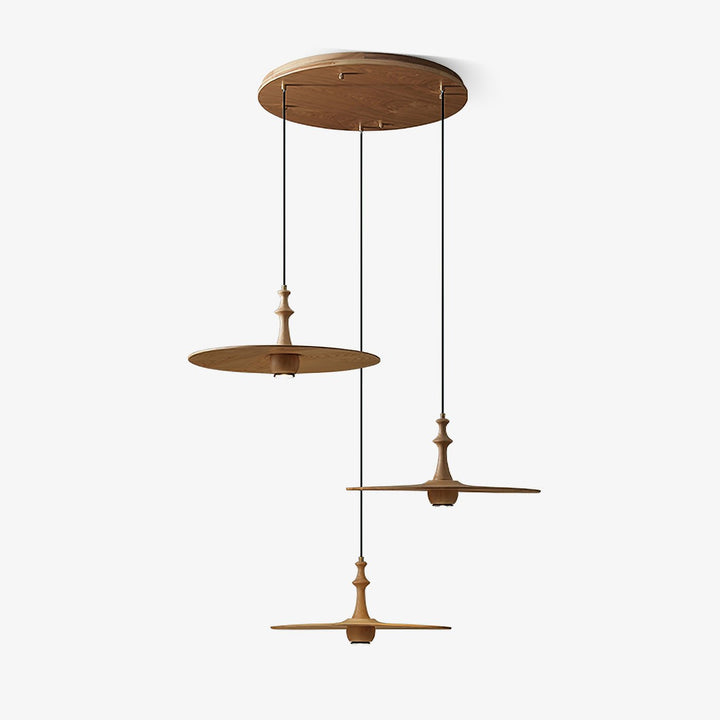 Spindle Disc Pendant Lamp - Vakkerlight