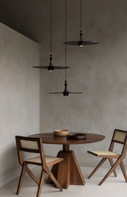 Spindle Disc Pendant Lamp