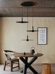 Spindle Disc Pendant Lamp