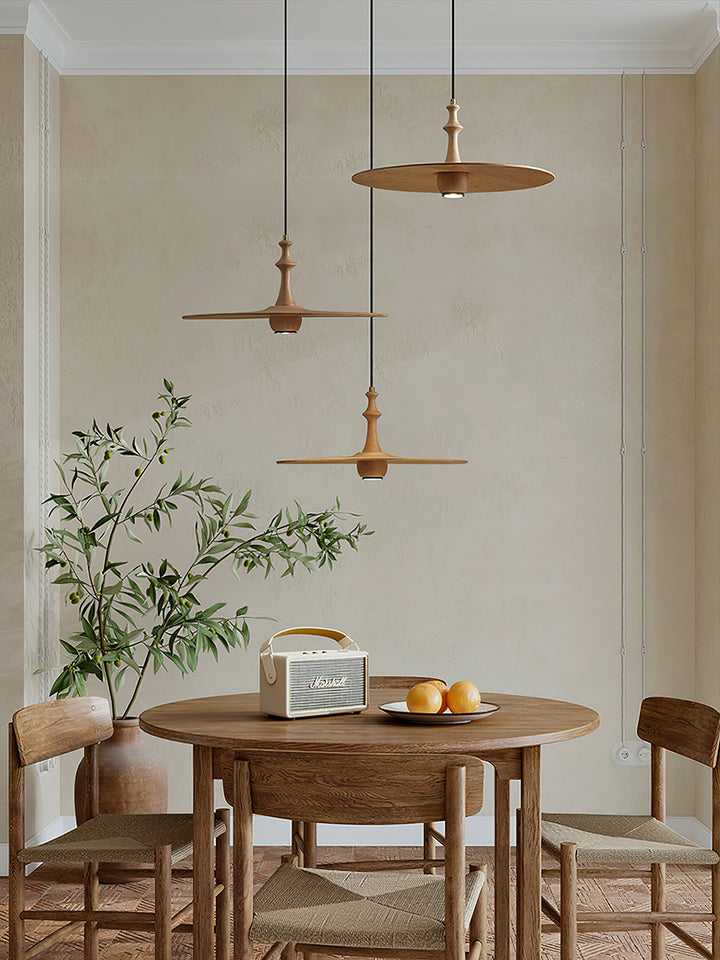 Spindle Disc Pendant Lamp - Vakkerlight