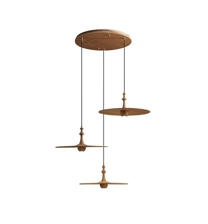 Spindle Disc Pendant Lamp - Vakkerlight