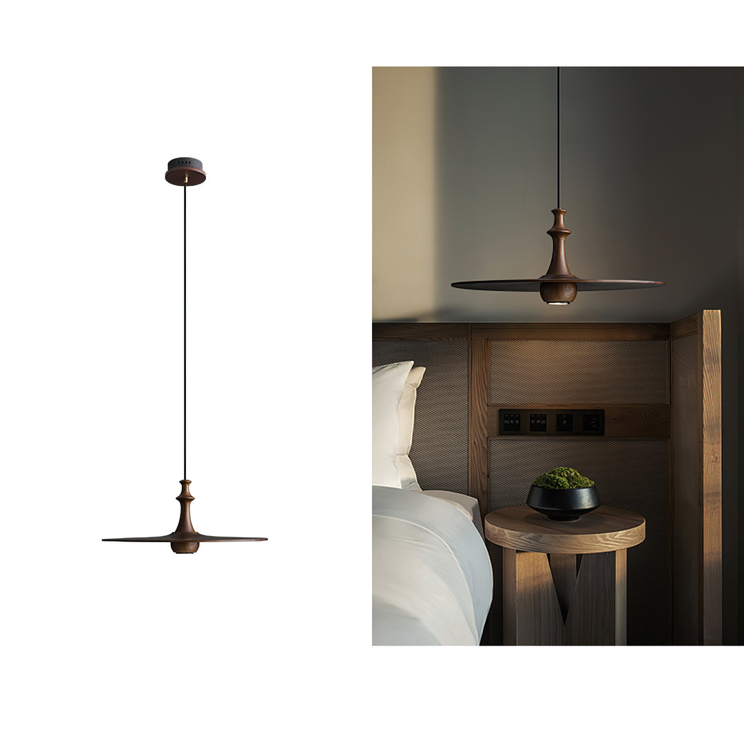 Spindle Disc Pendant Lamp - Vakkerlight