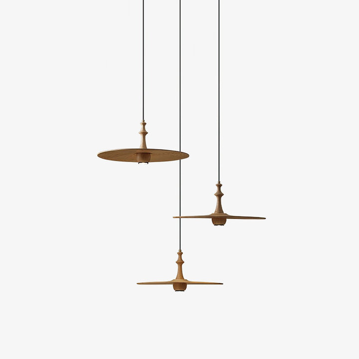 Spindle Disc Pendant Lamp - Vakkerlight