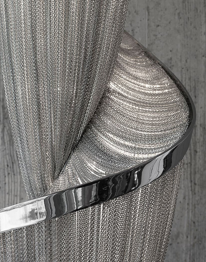 Spiral Elegance Chain Chandelier