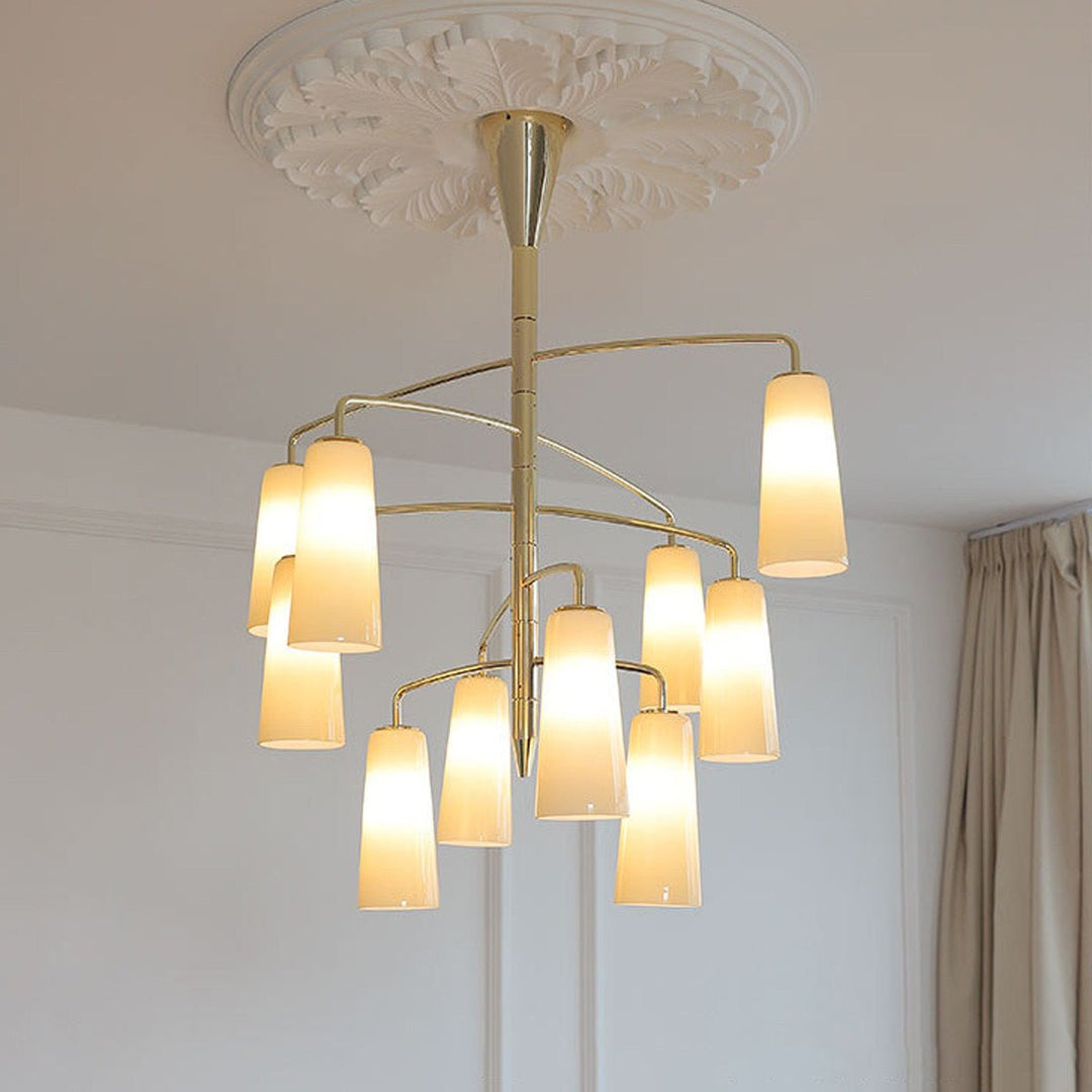 Spiral Tiered Chandelier - Vakkerlight
