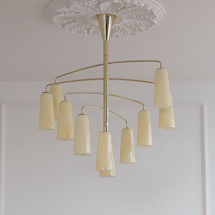 Spiral Tiered Chandelier - Vakkerlight