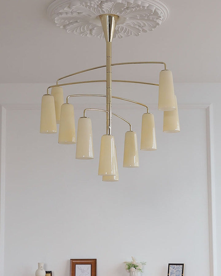 Spiral Tiered Chandelier - Vakkerlight