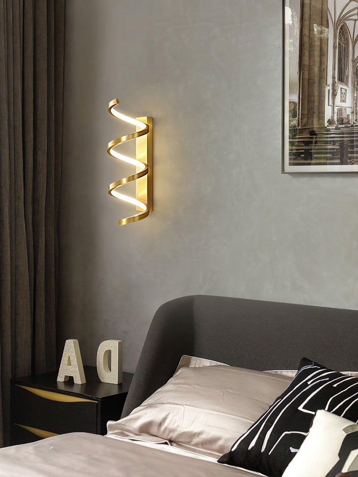 Spiral Wall Light - Vakkerlight