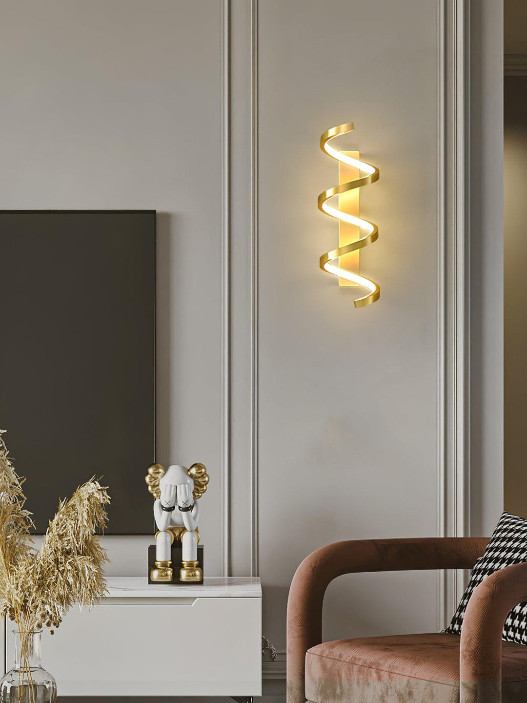 Spiral Wall Light - Vakkerlight