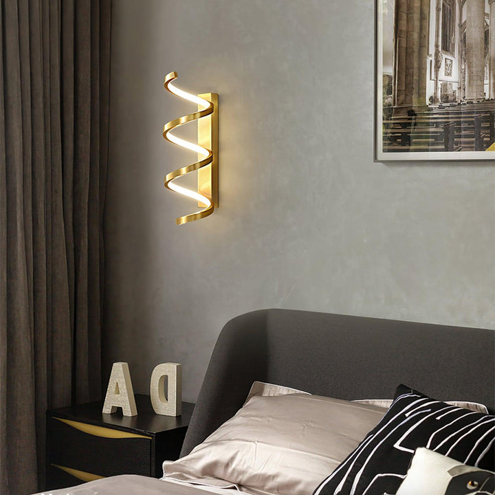 Spiral Wall Light - Vakkerlight