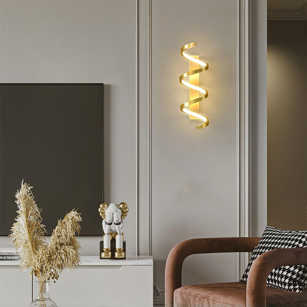 Spiral Wall Light - Vakkerlight