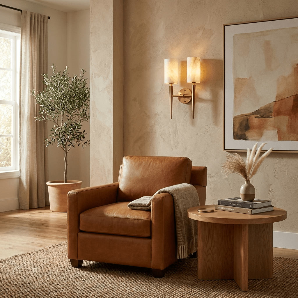Spire Alabaster Twin Sconce - Vakkerlight
