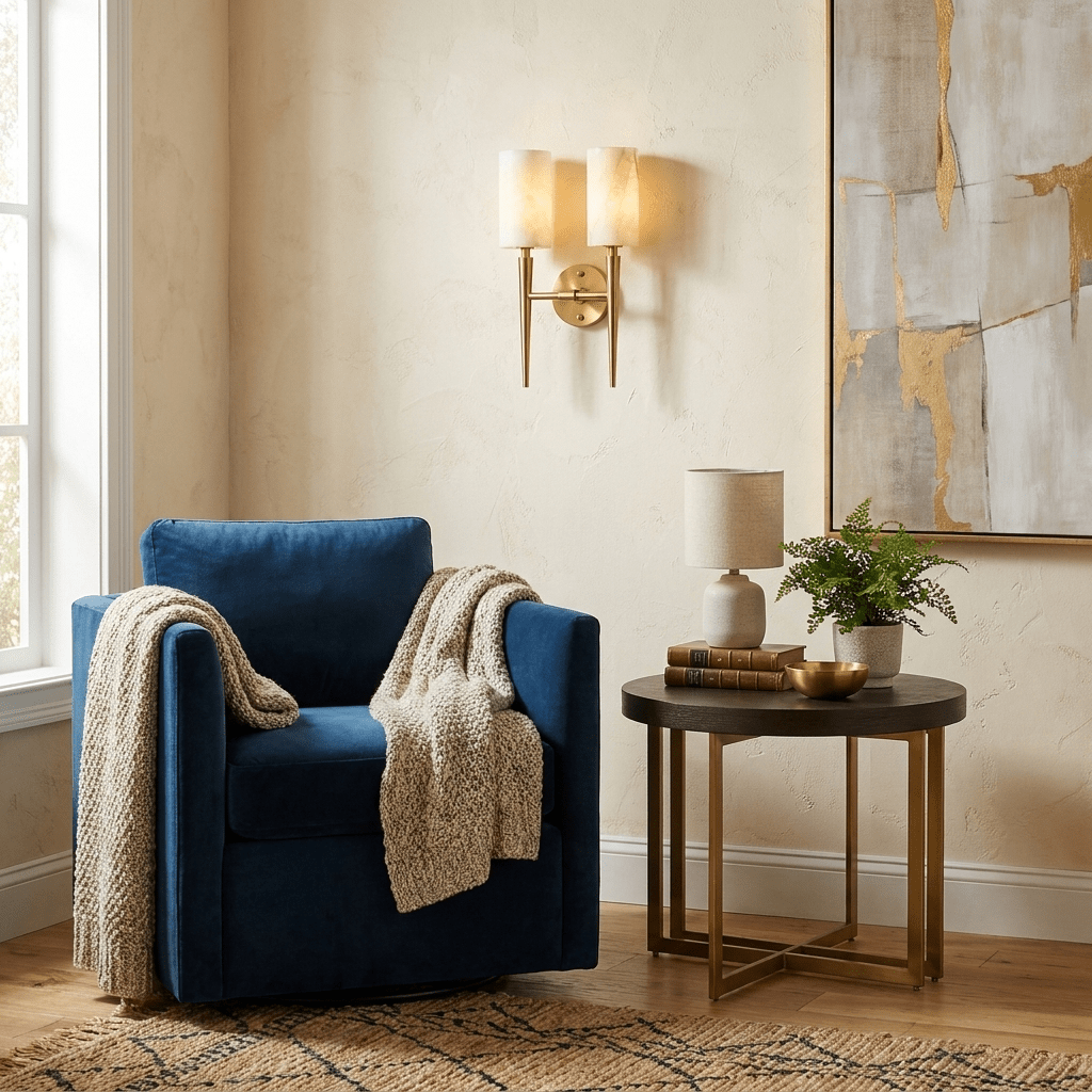 Spire Alabaster Twin Sconce - Vakkerlight