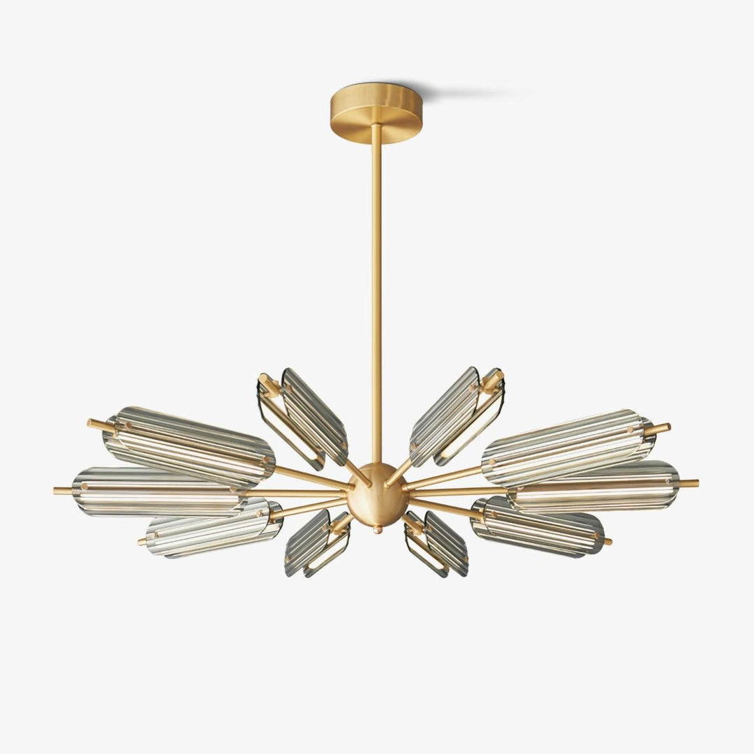 Sputnik Brass Chandelier - Vakkerlight