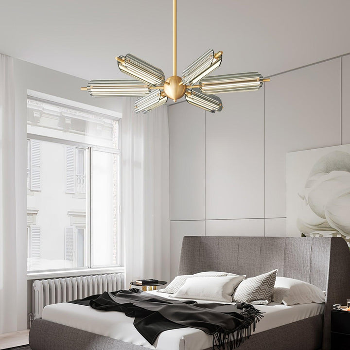 Sputnik Brass Chandelier - Vakkerlight