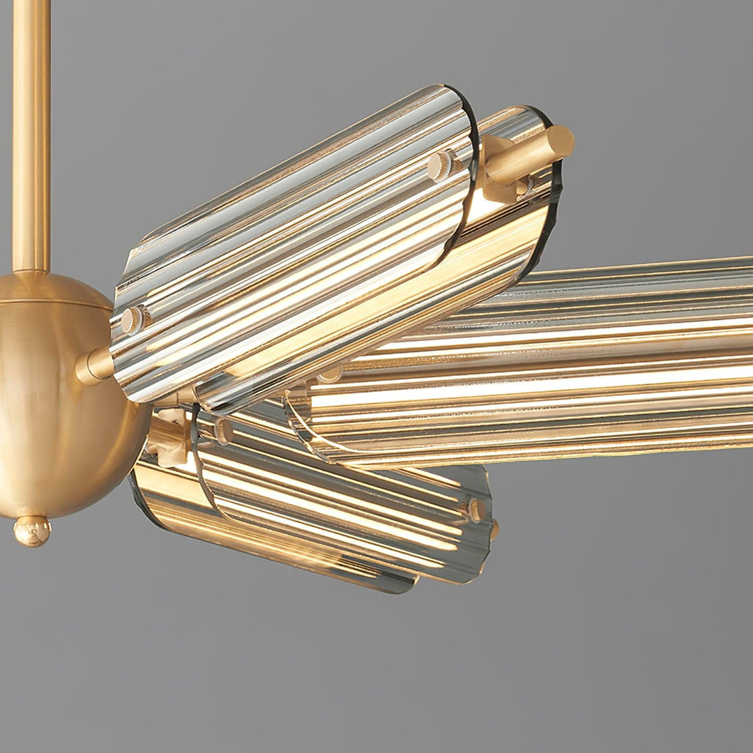 Sputnik Brass Chandelier - Vakkerlight