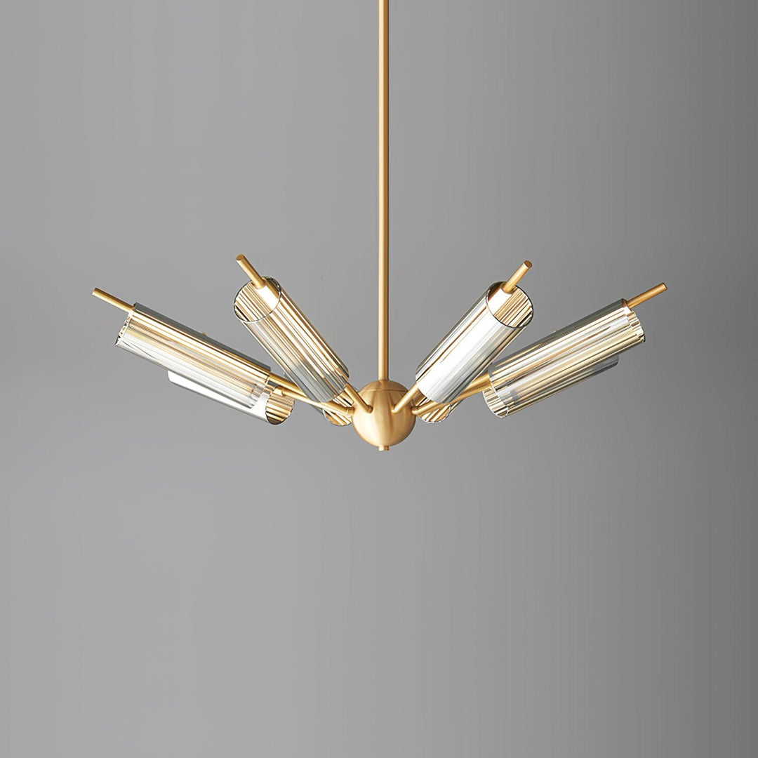 Sputnik Brass Chandelier - Vakkerlight