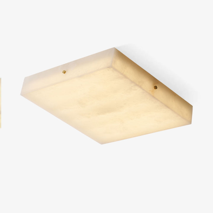 Square Alabaster Ceiling Light - Vakkerlight