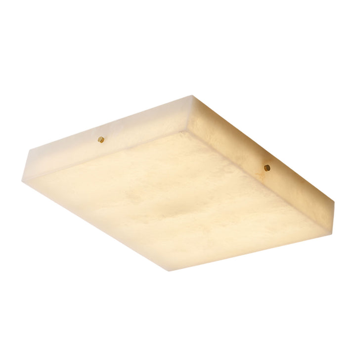 Square Alabaster Ceiling Light - Vakkerlight