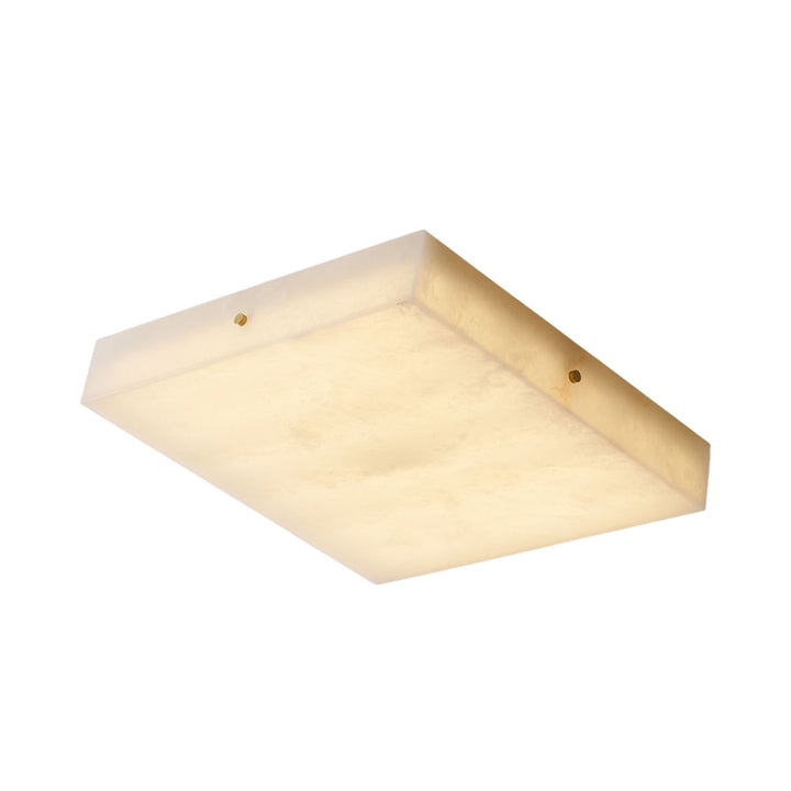 Square Alabaster Ceiling Light - Vakkerlight