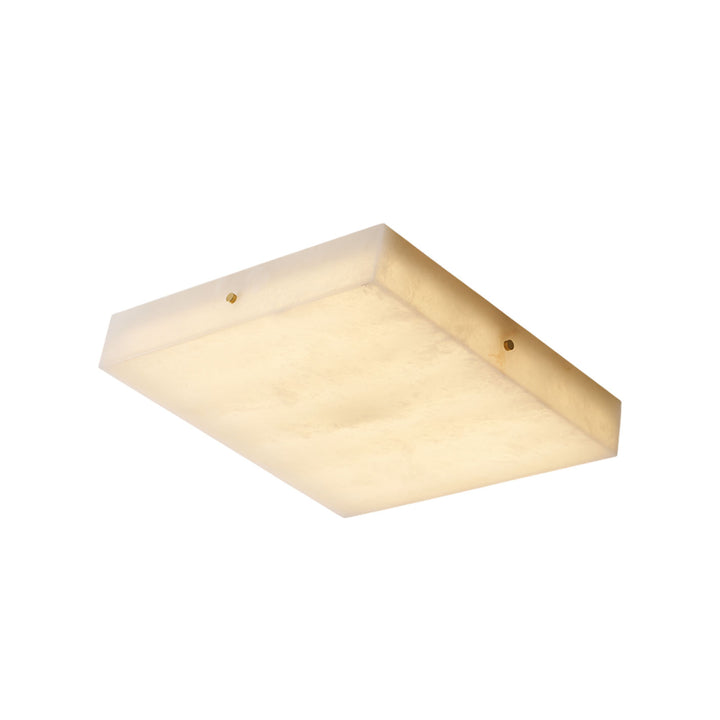 Square Alabaster Ceiling Light - Vakkerlight