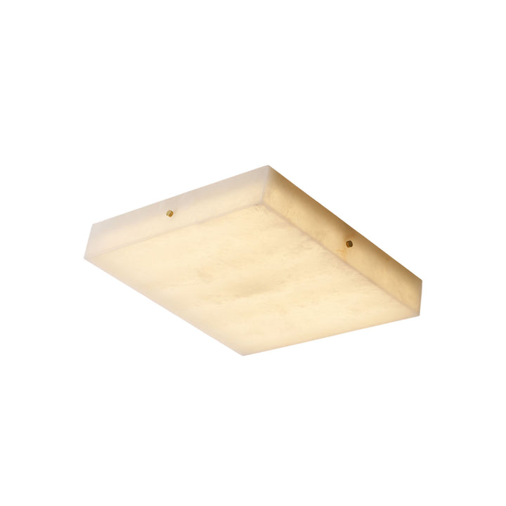Square Alabaster Ceiling Light - Vakkerlight