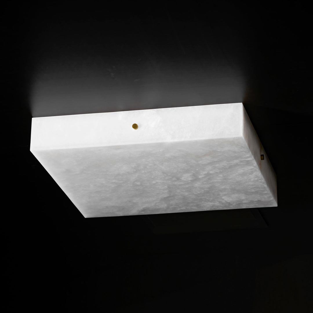 Square Alabaster Ceiling Light - Vakkerlight