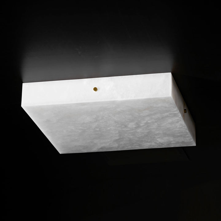 Square Alabaster Ceiling Light - Vakkerlight