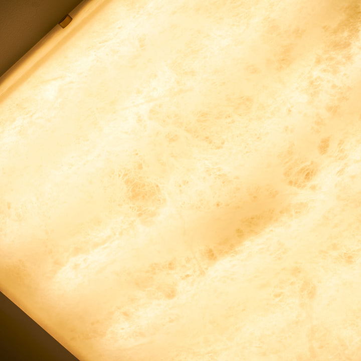 Square Alabaster Ceiling Light - Vakkerlight